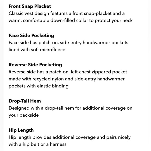 Patagonia Reversible Bivy Down Vest - Picture 7 of 13